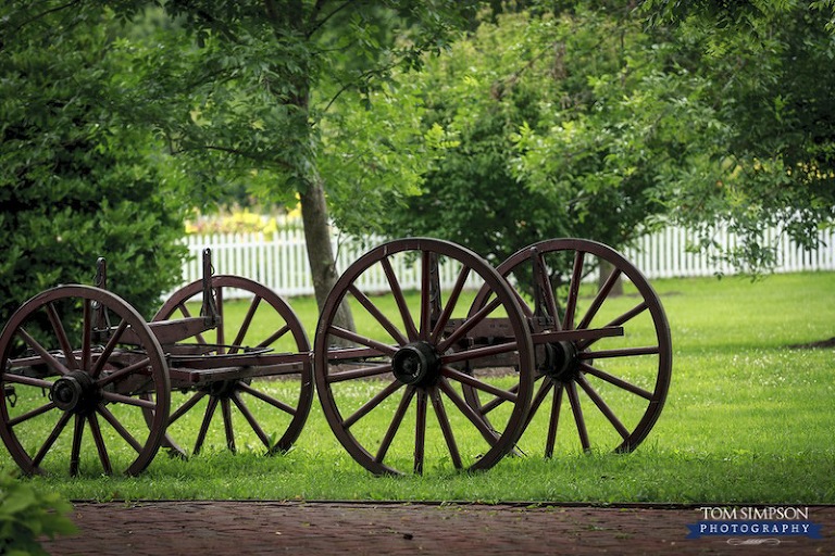 wagon in historic nauvoo