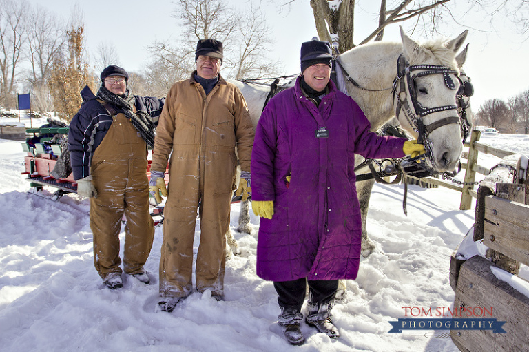 nauvoo missionary teamsters with horses doc and dan