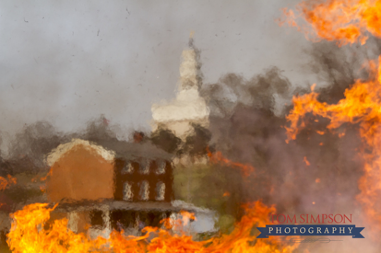 nauvoo temple praire fire demonstration photos by tom simpson flames