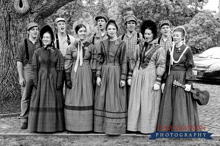 historic nauvoo young performing missionaries photo by tom simpson