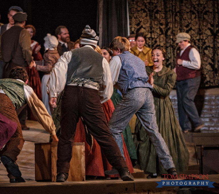 young performing missionaries in 2014 british pageant in nauvoo