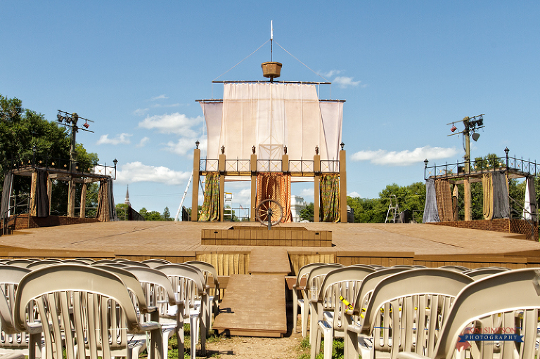 set for british pageant in nauvoo