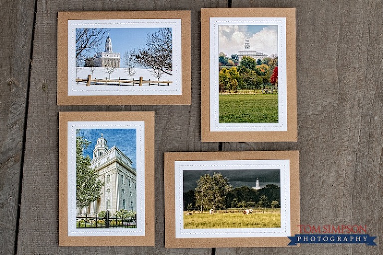 nauvoo temple artwork card by tom simpson