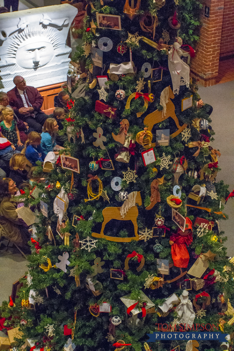 kids theme christmas tree in historic nauvoo