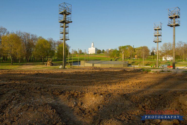 nauvoo temple at pageant grounds by tom simpson