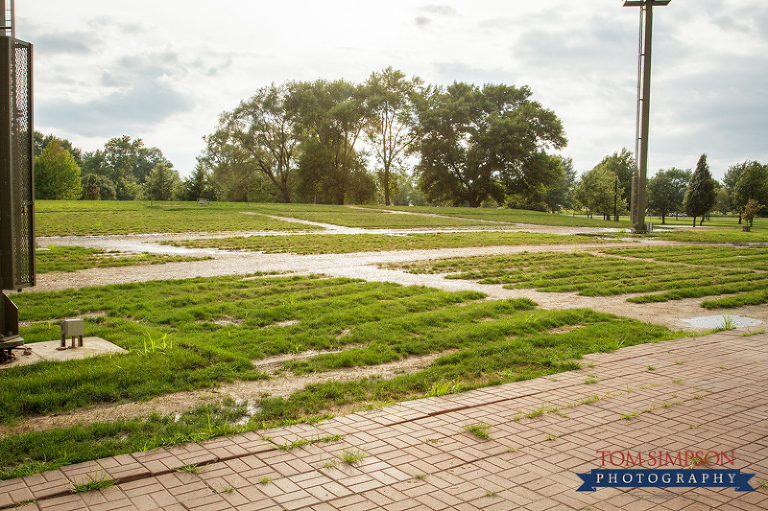 worn footpaths on nauvoo pageant grounds