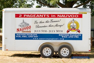 historic nauvoo pageant sign tom simpson photography