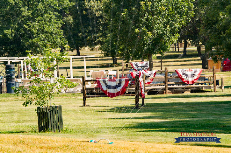 pageant ground preparation for country fair
