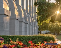 nauvoo temple moonstones summer flowers