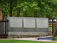 historic nauvoo lds art joseph smith gravesite