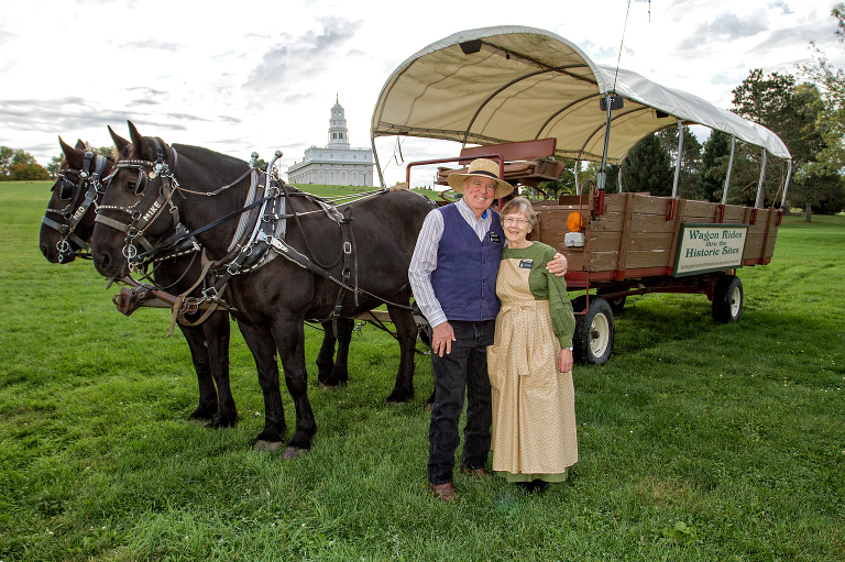 nauvoo temple teamster wagon rides