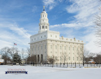 nauvoo temple nauvoo il winter snow