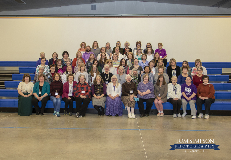 attendees at nauvoo women's retreat 2019